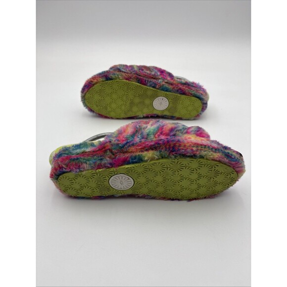 UGG Fluff Yeah Pixelate Women's Size 7 Multicolor 1125007  slides slippers - Picture 6 of 7